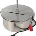 12 Oz Replacement Kettle for Popcorn Machine 1350W Kettle Popper with Lid, Stirrer, Gear Shaft, and 3-Prong Plug by Great Northern Popcorn