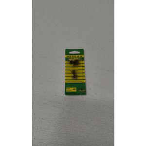 Pack of 2: 1) Hi-Country Flies Pistol Pete Size 12 - Olive, Flies & Poppers; 2)  Yakima Bait Worden's Original Rooster Tail Fishing Lure, Glitter Flame, 1/6 oz., Size 8, 210 GFL