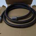 Giraffe Tools Leader Hose 8ft x 5/8", Custom Length, Heavy Duty, No Kink, Flexible, Rubber Garden Hose, Leakproof Water Hose with Female to Female Fittings, 600 Burst PSI