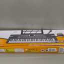 61 keys keyboard piano, Electronic Digital Piano with Built-In Speaker Microphone, Sheet Stand and Power Supply, Portable piano Keyboard Gift Teaching for Beginners, 29.5 inch W x 8.7 inch D x 2.3 inch H