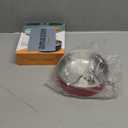 Stainless Steel Dog Bowl, Metal Water and Food Dish for Large Dogs, Insulated Non-Slip Pet Bowl, Easy Clean, 40oz, Red