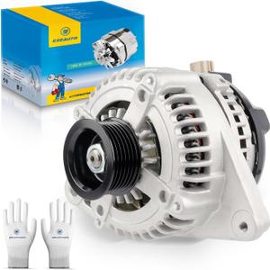 Ezexpreze 11032 New Alternator Compatible for Lexus RX330 V6 3.3L 2004-2006, for Highlander V6 3.3L 2004-2007, for Sienna V6 3.3L 2004-2006,130A High Output Alternator Replaces 104210-4180 104210-4190