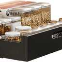 Pull Out Cabinet Organizer, Slide Out Drawer Carbon Steel Kitchen Storage Basket Roll-Out Shelf Pull Out Storage Box Set Cabinet Drawers Storage Racks Carbon Steel Kitchen Storage Basket (40cm mysterious black, 40cm mysterious black)