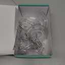 iDesign Power Lock Bathroom Suction Cup Hooks for Loofah, Towels, Sponges and More, Set of 3, Clear