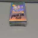 GLAMERMAID Press on Toenails, Pink Ombre Gel Glue on Toe Nails, Glossy Toe Nails Reusable UV Finish Fake Nails Acrylic False Nails Manicure Kits for Women Pack of 3