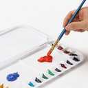 Mr. Pen- Airtight Watercolor Palette with Lid, 18 Wells & 2 Mixing Areas, Lightweight Sealing Paint Palette for Travel, Painting, Watercolor Mixing, Art Class and Studio Use