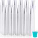JOLLY CHEF 3 oz Clear Disposable Plastic Cups, 700 Pack Heavy-duty Plastic Cups Tumblers,Perfect for for Halloween, Christmas, and Thanksgiving Parties