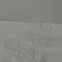 AOYITE 20-ounce Plastic Tumblers Dishwasher-Safe Premium Quality Juice Water Glasses BPA-free Clear Set of 6 Drinking Cups