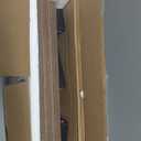 TEAMIX 42 inch Large [Dual] [Monitor] [Riser],Rustic Brown Extra Long TV [Stand Wood & Steel Desktop [Riser] with Storage for [Dual] Screen Office Desk Organization