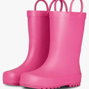Lone Cone Premium Natural Rubber Rain Boots for Toddlers and Kids with Solid Design 4T