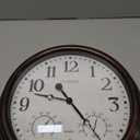 LA CROSSE TECHNOLOGY 404-3015 Clock wall with Thermo, 15-1/2"