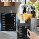 Fiii 2-in-1 Slushie & Soft Serve Machine 92 oz, 6 Presets, No Ice Needed