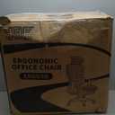 PatioMage Ergonomic Office Chair, Big and Tall Desk Chair with Adjustable Lumbar Support & Seat Depth, High Back Computer Chair, Swivel Mesh Chairs with Wheels for Home Office, Black