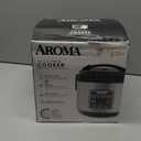 AROMA Digital Rice Cooker, 4-Cup (Uncooked) / 8-Cup (Cooked), Steamer, Grain Cooker, Multicooker, 2 Qt, Stainless Steel Exterior, ARC-914SBD
