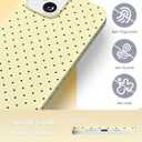 2 x Compatible with iPhone 15 Plus Case & iPhone 14 Plus Case, with Polka Dot Aesthetics Design Simple Case for Women Girl, Cute Fashion Soft TPU Slim Protection Phone Case - Yellow