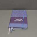 Legend Planner Hourly Schedule Edition Deluxe Weekly & Daily Organizer with Time Slots Time Management Appointment Book Journal for Work & Personal Life, Undated, A5 Hardcover Periwinkle Gold