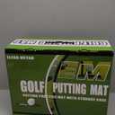 GimYaa Golf Putting mat Green Indoor and Outdoor with Auto Ball Return,Game Practice Golf Gifts for Home, Office, Backyard Indoor Golf and Outdoor Use, Crystal Velvet Mat