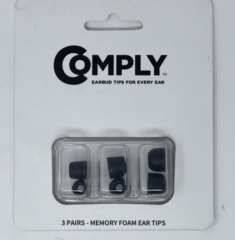 Comply Isolation T-600 Memory Foam Replacement Earbud Tips