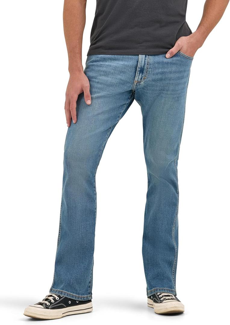 Wrangler Men's Slim Bootcut Jean (Blue, 33x32)