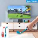 Switch Sports Accessories Bundle, 14 in 1 Sports Games Accessories Kit for Nintendo Switch/OLED Console & Joycons, Family Sports Party Pack Kit with Golf Clubs, Tennis Rackets, Swords