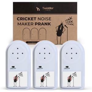 3 Pack Cricket Noise Maker Prank  Hidden Annoying Chirp Sounds  Funny Gag Office Prank
