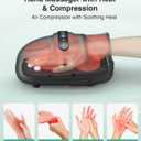 Medcursor Hand Massager - Hand Massager with Heat and Compression for Carpal Tunnel and Stiff Joints, Pain Relief from Wrist to Palm and Finger, Gifts for Women Men (Rechargeable)