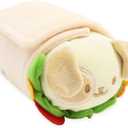 Anirollz Puppiroll Plush in Burrito Outfitz  Kawaii Stuffed Animal with Removable Costume  Cute Squishy Plush Toy Gift for Boys & Kids