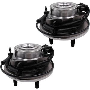 MACEL 515078 Set of 2 Front Wheel Hub Bearing Assembly Compatible with Ford Explorer 2006-2010, Ford Explorer Sport Trac 2007-2010, Mercury Mountaineer, 5 Lugs W/ABS