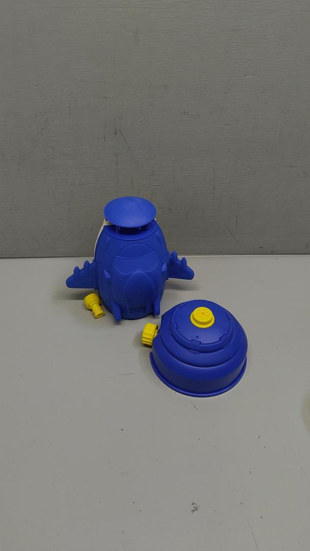 Skirfy Sprinkler Rocket Launcher, Water Rocket Sprinkler for Kids, Outdoor Water Toys for Kids Ages 4-8, Summer Backyard Water Play Toys Birthday Gift for Boys Girls (Blue)