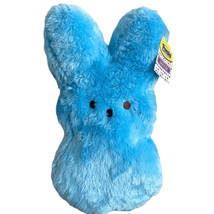 Animal Adventure | 15" Blue Shaggy Bunny Peeps Plush | Easter Basket Stuffed Animals for Kids | Marshmallow Candy | Huggable Ultra Soft Plushie Stuffers Buddy Toy | Collectable Gifts | Aged 3+