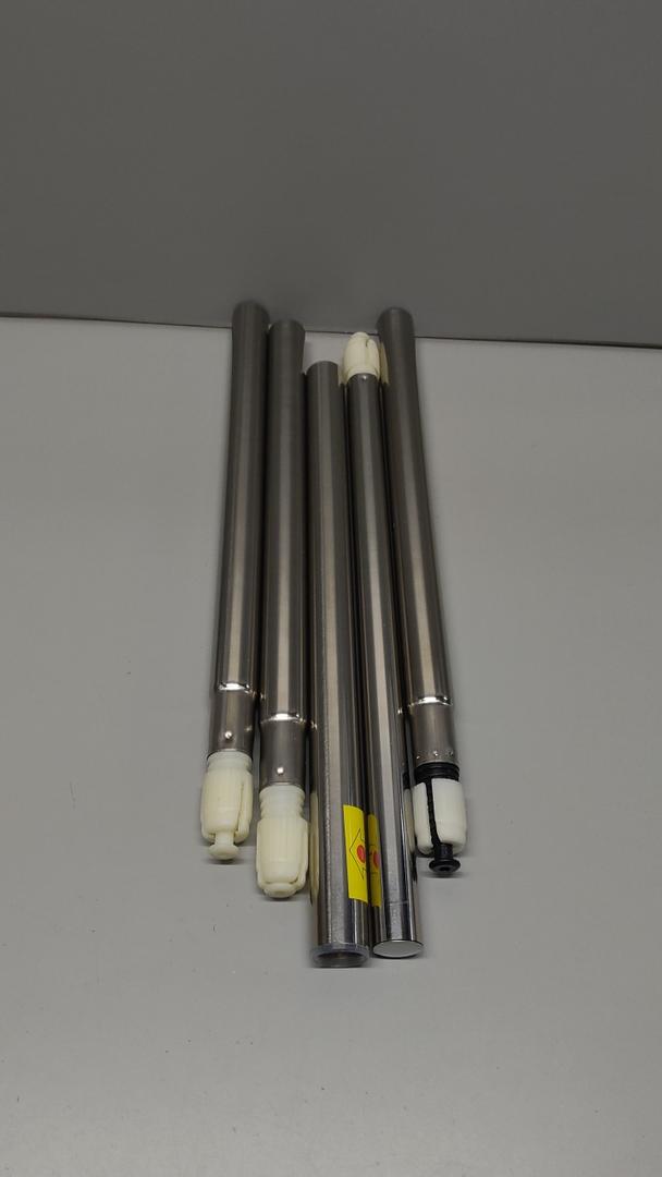 Closet Rod, 17 to 64 Inch Heavy Duty Adjustable Metal Clothing Rack for Hanging Clothes, Closet Poles for Wardrobes, Laundry, Durable Steel, Silver, 16-63"