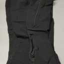 Sosation 2 Pairs Zipper Compression Socks Thigh High 20-30 Mmhg Closed Toe Thigh High Support Stockings(Black,Large)