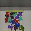 Kiss Monkey 24 Pack Dinosaur Party Favors,Mini Pop Keychain Toys Bulk,Pop Fidgets Party Favors for Kids,Stress Relief Sensory Toys,Goodie Bags Stuffer,Classroom Prizes,Birthday Gifts for Boys & Girls