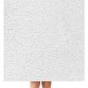 Shower Mat Non Slip: 35.4 x 23.6 Inch Extra Large Shower Mats for Inside Shower with Drain Hole - Soft PVC Loofah Anti Slip Shower Stall Mat for Walk-in Shower and Bathroom, Quick Drying (White)