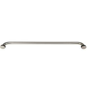 Stainless Steel 24'' (Center to Center) Round Single Side Shower Door Towel Bar Handle, Single-Sided, Satin Gold Finish, 24 Inch, SSTS24SG