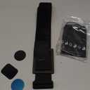 22mm Elastic Arm/Ankle Band with Ladder Lock for Garmin Fenix 8 Fenix E Epix Pro 47mm/Fenix 7/6 Pro/5 Plus, Stretchy Band for Men and Women, Black, Medium