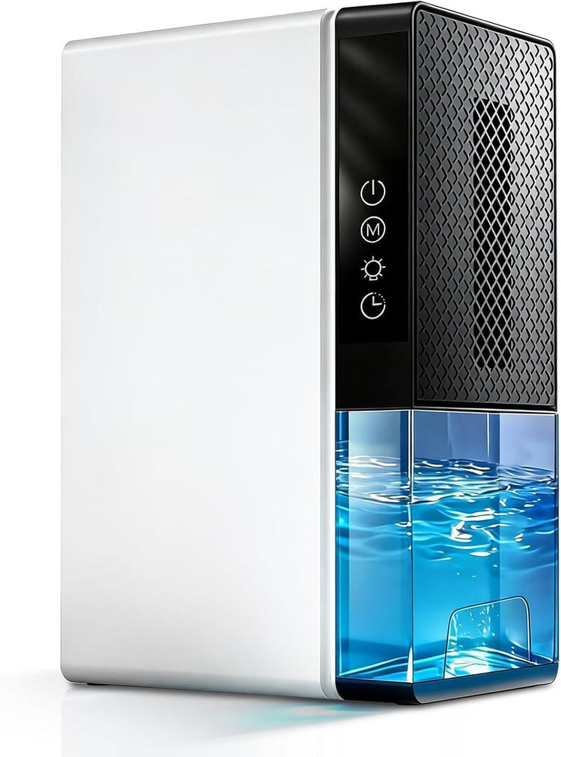 Dehumidifier, 95OZ Dehumidifier for Home 1000 Sq.Ft - Quiet with Auto Shut Off & Relaxing 7 Color Ambient Light,Ideal for Livingroom,Bedroom,Basement,RV,Closet