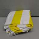 Romantic Angels Microfiber Beach Towels Oversized, Quick Drying Bath Towel Stripe Absorbent Bath Towel for, Travel, Summer, Sport, Swimming, Pool, Yoga, Camping (35"*70", Yellow)