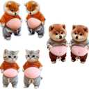 3 x 3D Cute Animal Belly Soft Silicone Bumper Pad for Phone,Laptop,Door,Cabinet | Fun 3D silicone pads (2 of each)! Silent shock-absorbing bumpers for doors, cabinets, fridges, phones & laptops.