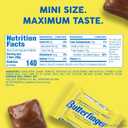 Butterfinger, 8 Count, Chocolatey, Peanut-Buttery, Minis Individually Wrapped Candy Bars, Resealable Share Size, 9.8 oz BBD 09/10/26