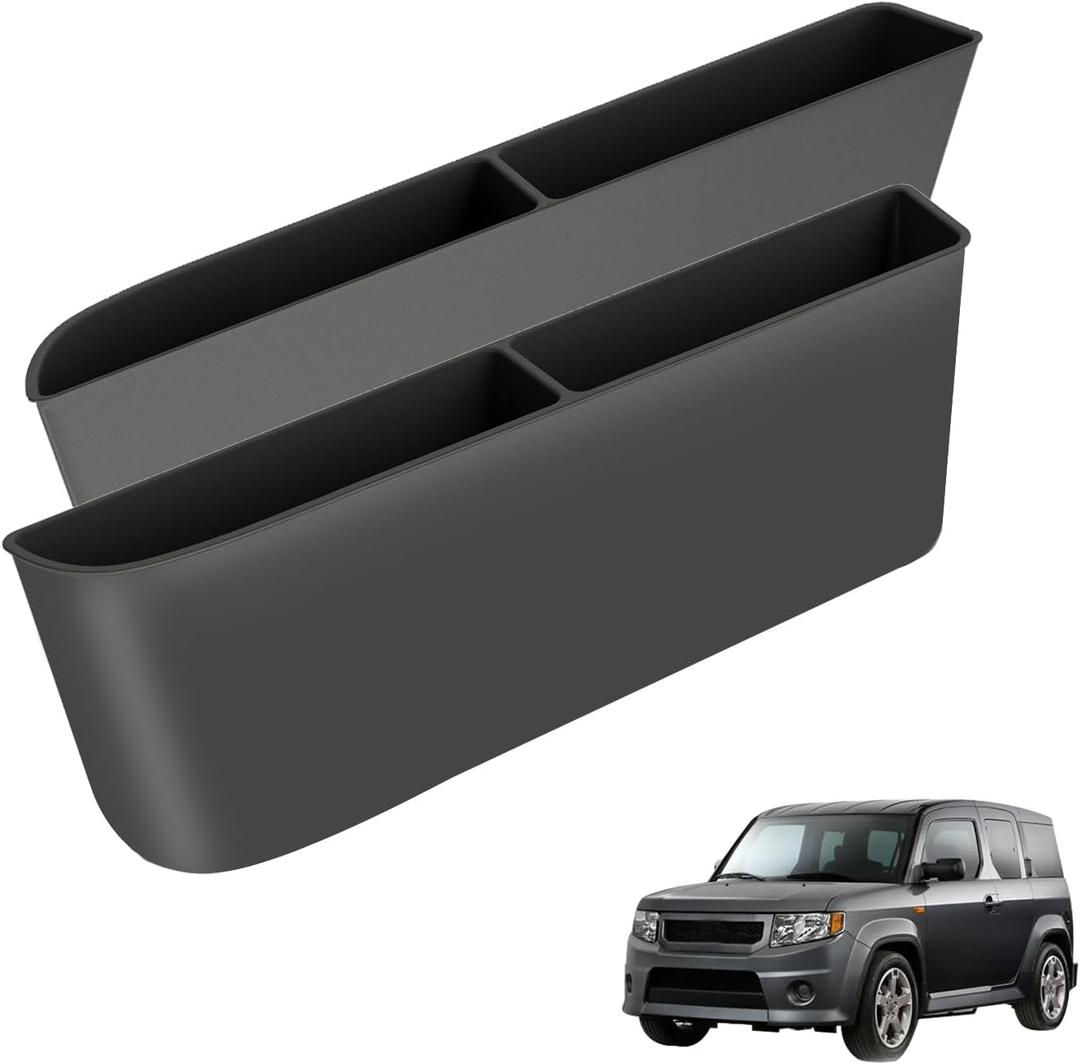2Pcs Door Cubby Compatible with Honda ElementDoor Side Storage Box, Front Door Storage Pockets, Suitable for Driver and Co-Pilot Seats, Increase Storage Space