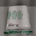 SUBRTEX Bathroom Rugs Chenille Bath Rug Soft Short Plush Bath Mat Soft Shower Mat Water Absorbent Shower Mat Quick Dry Machine Washable(White,16" x 24")