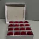 16 Pcs Red Velvet Christmas Balls, 3.15 Inch Velvet Ornaments for Christmas Tree, Flocked Ornaments Balls for Wreath Garland - Burgundy