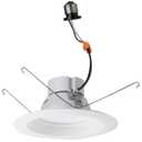 Morris Products LED Recessed Lighting Retrofit Kits  for Recessed Downlighting, Alternative to Incandescent Lights  Energy Efficient, Dimmable - Baffle Bezel, 3000K, 14.5 Watts, 5 & 6, White