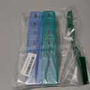 BUG HULL Weekly Pill Organizer Large 2 Packs, Extra Large Travel Pill Organizers, Pill Box 7 Day, Travel Pill Case, Medicine Pill Organizer for Vitamins, Supplements and Medications (Blue+Green)