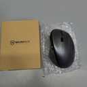 Ergonomic Wireless Mouse with USB Receiver for PC Computer, Laptop and Desktop, Ergo Vertical Mouse with Silent Clicks Long Battery Life, Up to 1600 DPI & 1 AA Battery Powered, Grey
