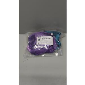 2 Pack Satin Bonnet for Sleeping, Adjustable Double Layer Satin Cap for Natural and Curly Hair (Purple+Lilac, Peacock Blue+Light Green)