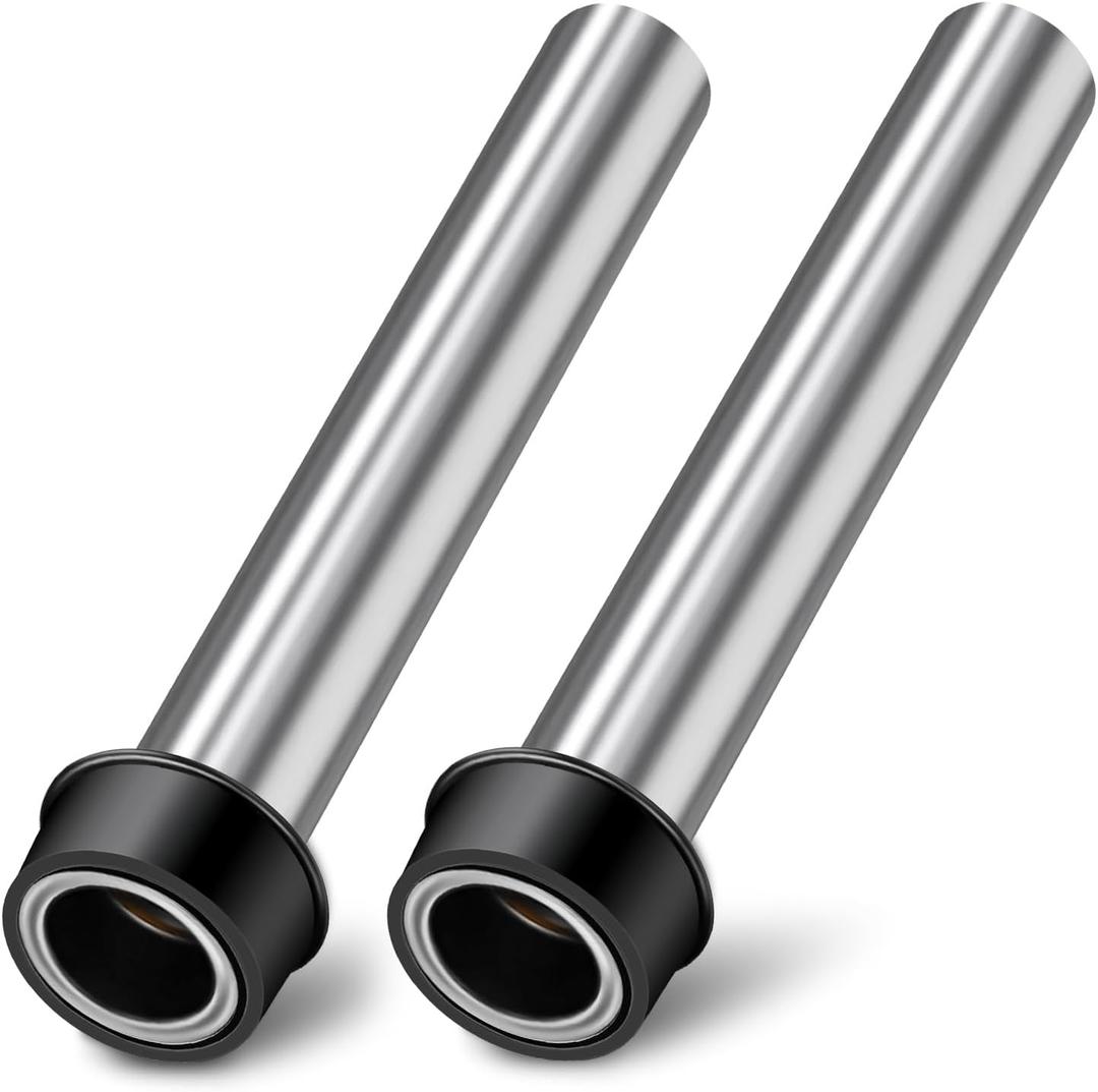 2 Pcs Bar Sink Overflow Pipe 7.48 Inches Sink Strainer Pipe Sink Drain Tube Bar Kitchen Sink Plugs for Holes Pipe Stopper Bathroom Pipes Fittings Drain Pipes of Metal