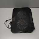 Laptop Cooling pad Laptop Cooler Stand Laptop Fan Cooling pad for 11-15.6 Inch Gaming Notebooks, 2 Turbine Fans,4 Angle Adjustable Laptop Cooling Stand (Black)