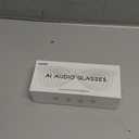 GetD 2026 AI Glasses for Men & Women, Smart Glasses Powered by ChatGPT, AI Real-time Translation with 145 Languages, 11H Music Play, Bluetooth Sunglasses with Polarized Lens, UV Protection for Travel (Standard, Polished Black + Gray Polarized Lens)